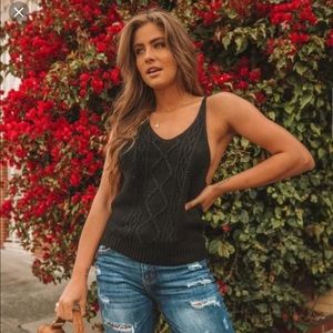 VICI Cable Knit Tank
